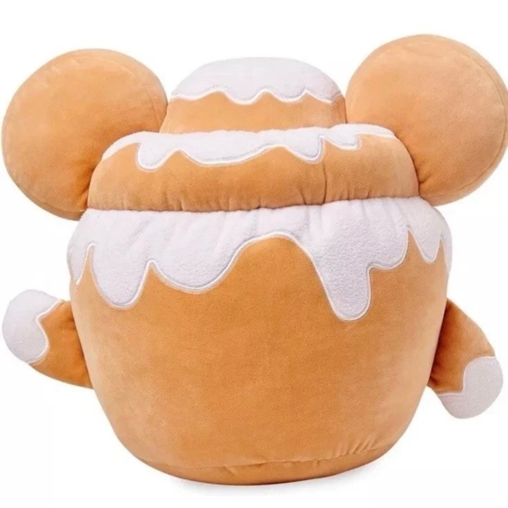 Disney Munchlings Mickey Mouse Cinnamon Swirl Bun Scented Plush 14” NEW - Picture 2 of 4